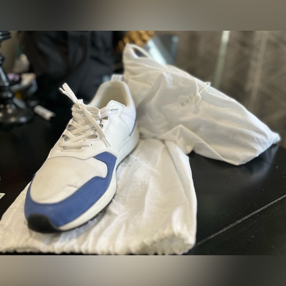 Buscemi white/royal sneakers size 44/11 - Picture 8 of 11